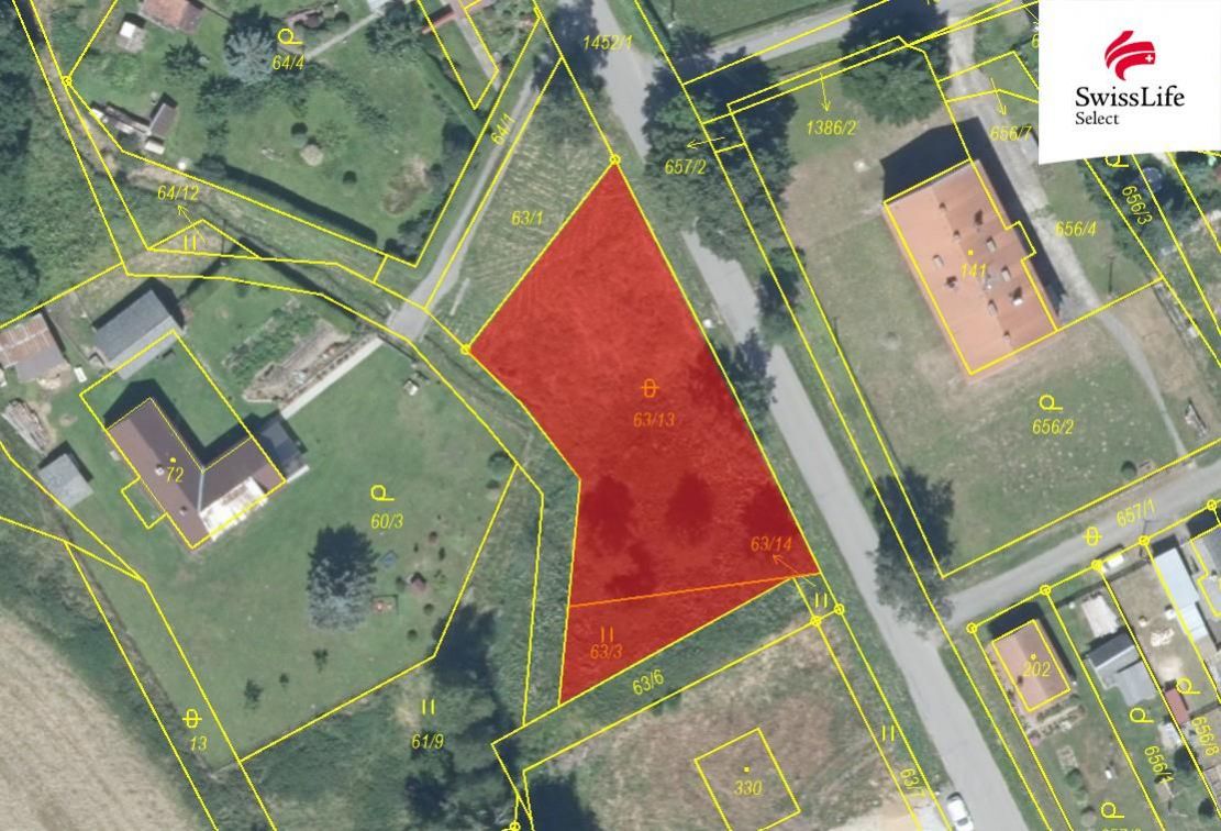 Prodej stavebního pozemku 1115 m2, Dlouhá Ves