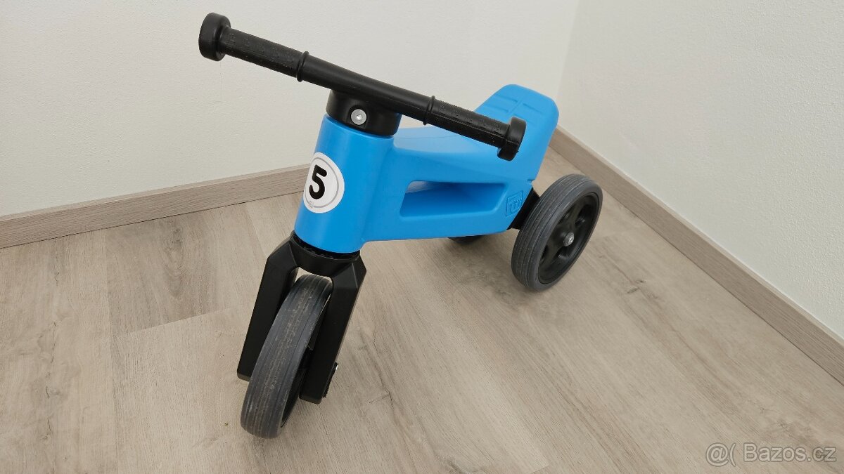 Odrážedlo Funny Wheels Rider sport modré 2v1