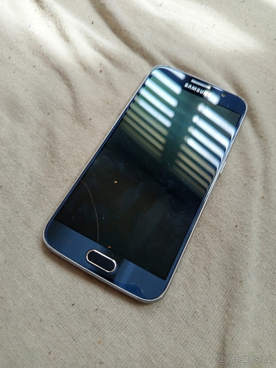 Samsung Galaxy S6 display top záda plast průhledný op stav