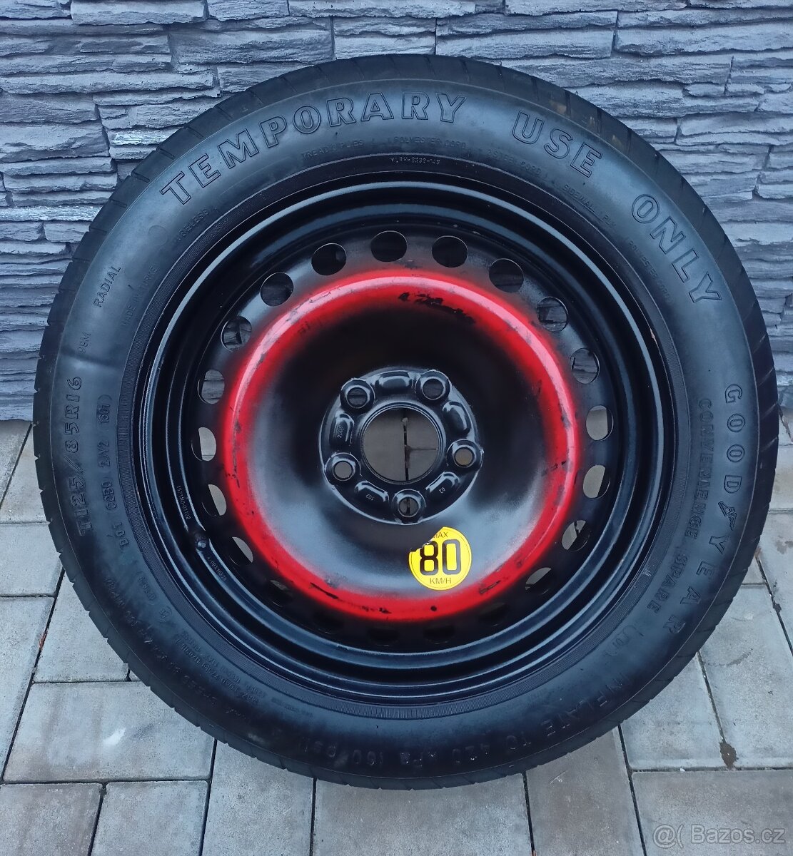 DOJEZDOVÉ KOLO, REZERVA FORD 125/85 R16 GOOD YEAR