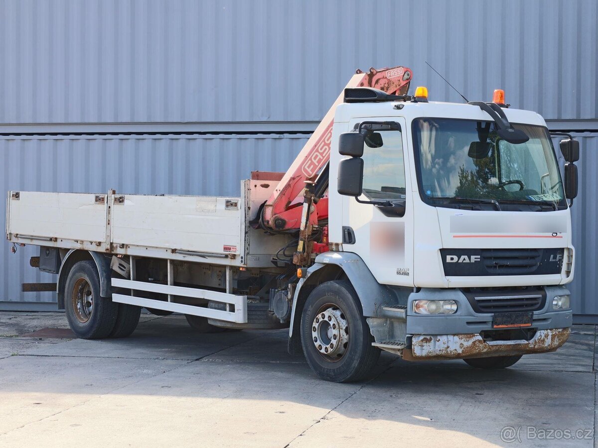 DAF LF 55.250, HYDRAULICKÁ RUKA FASSI F-110 S (9,95 m, 5140