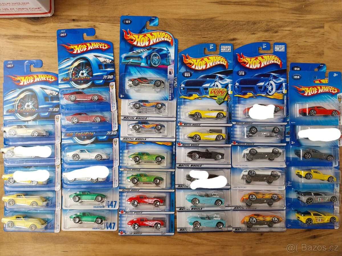 Hot wheels auto, auticko Corvette