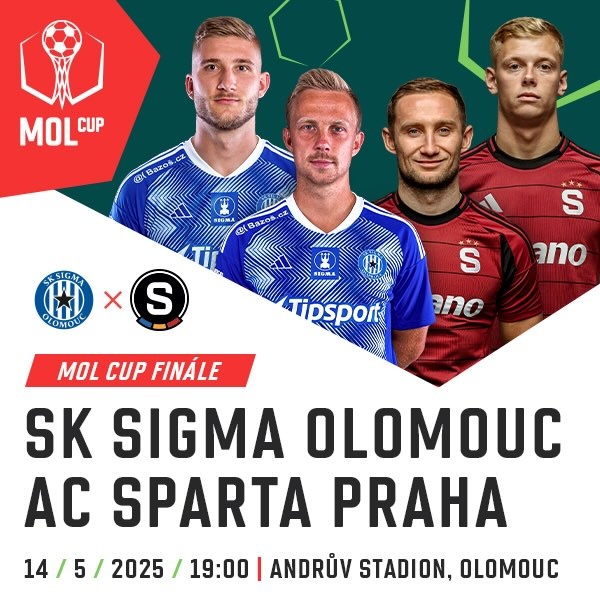 FINÁLE MOL CUP: Sigma Olomouc vs Sparta Praha 2ks