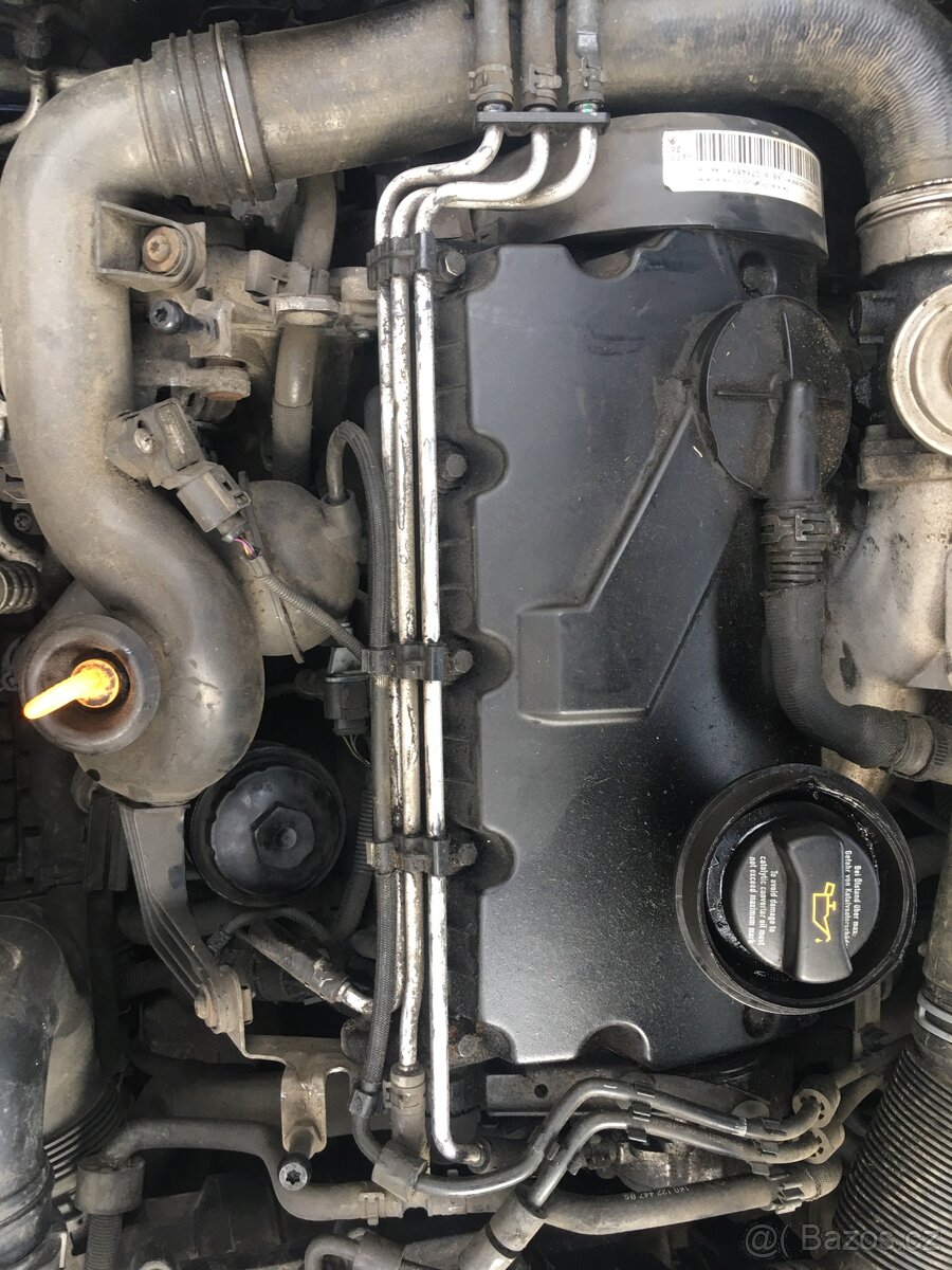 Motor 1.9tdi Škoda Octavie II kód BXE 77kw