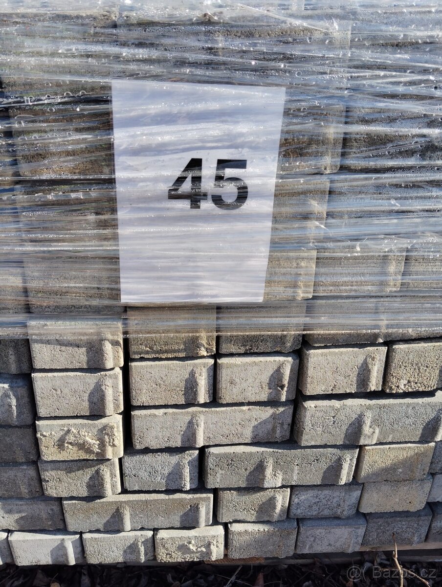 Dlažba betonová BEST KLASIKO pro nevidomé - přírodní (6 cm)
