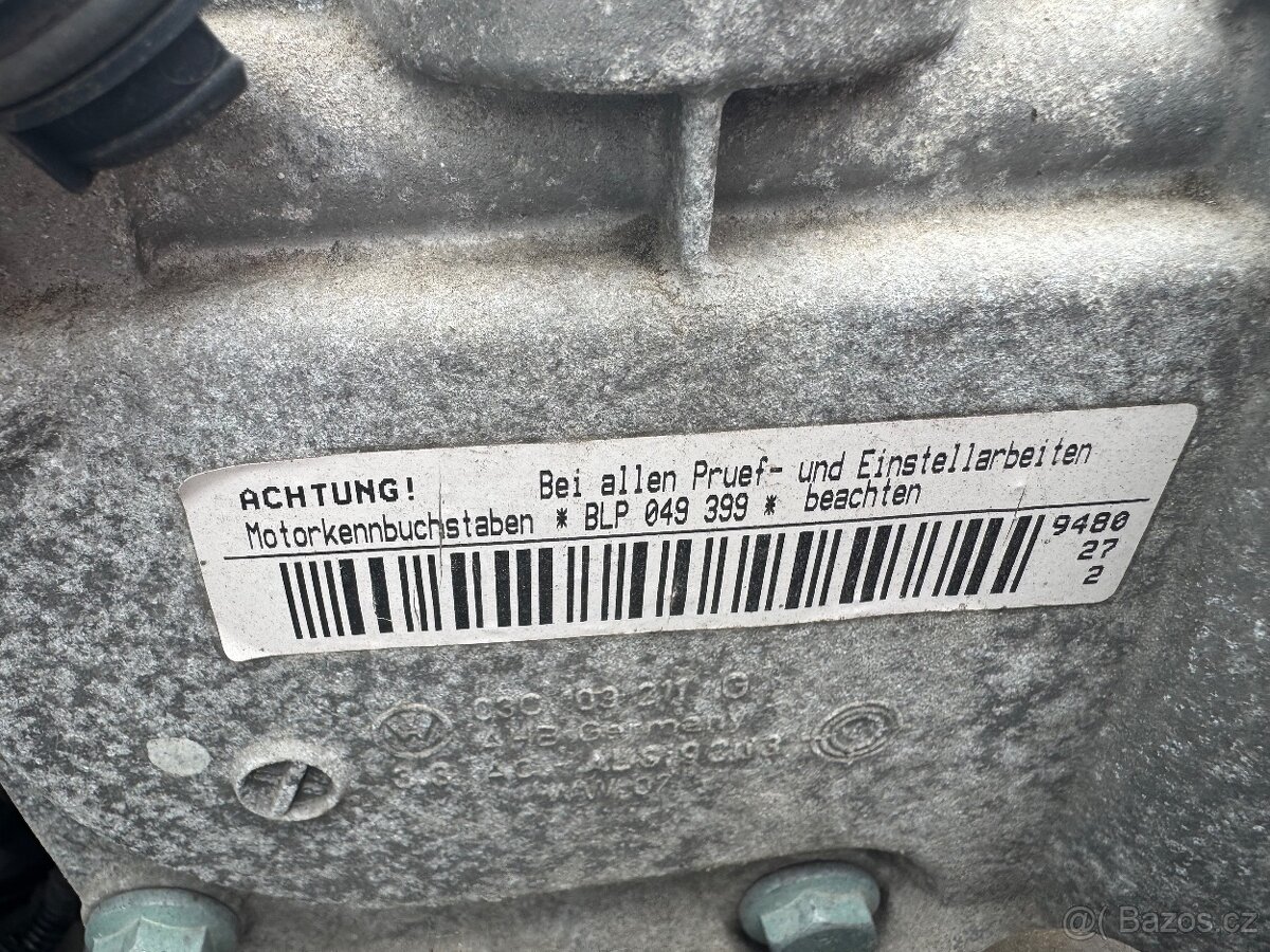 Motor 1.6 FSI 85kw BLP