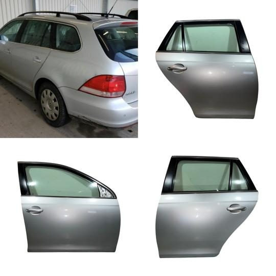 Všechny dveře stříbrná metalíza LA7W VW Golf 5 kombi 2007