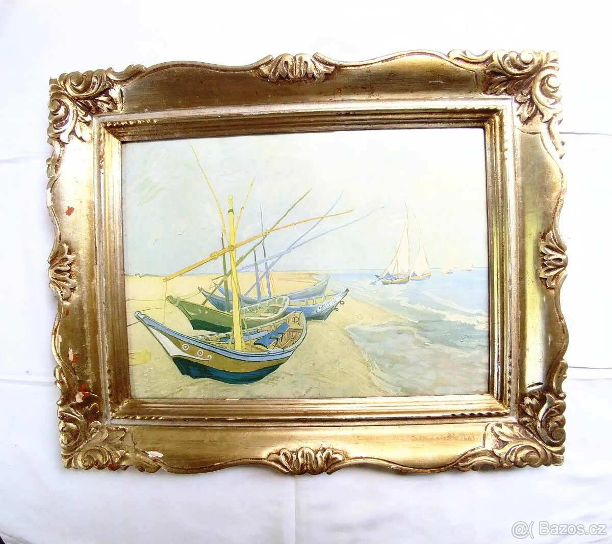 Zlatý starožitný rám + Van Gogh