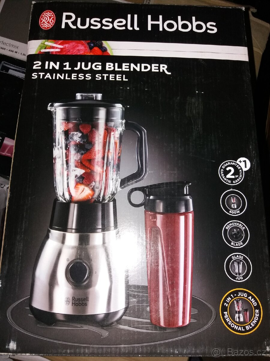 Mixér Russell Hobbs Steel 2v1 23821