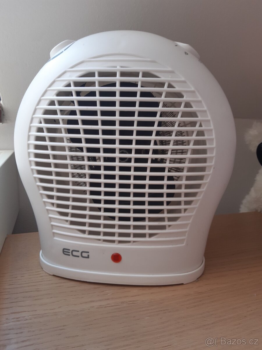 Teplovzdušný ventilátor ECG