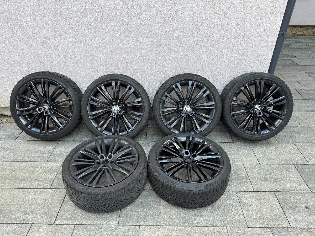 Alu kola 19" 5x112 235/40/r19 Škoda Superb III zimní