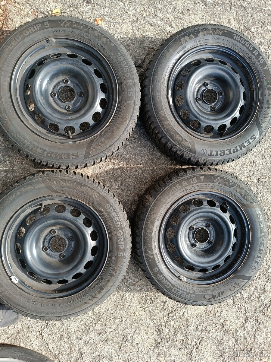Corsa F / Peugeot 208 - disky 6x15 et32 + zimní 185/65/15