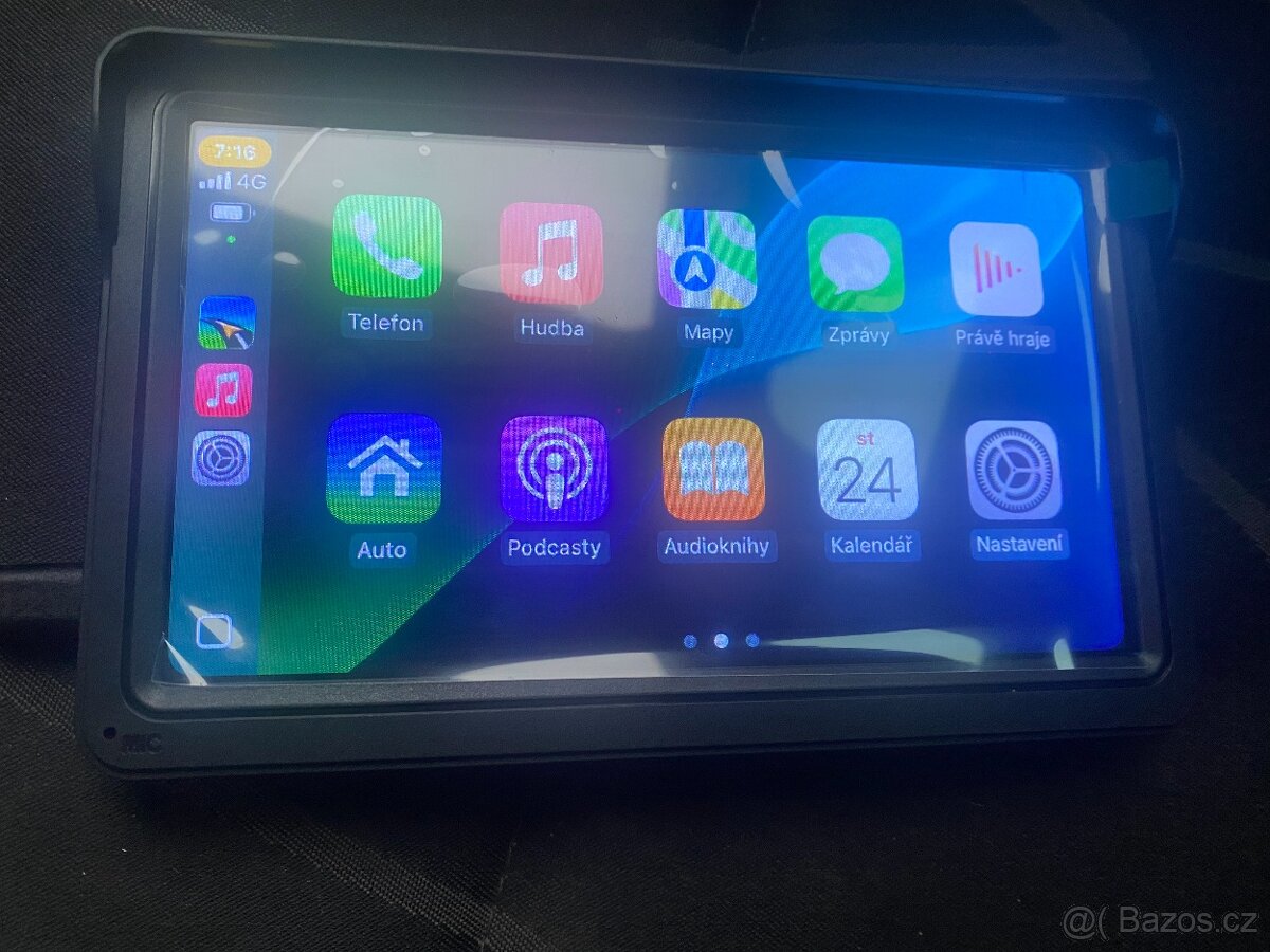 Obrazovka CARPLAY, Android auto, externí obrazovka