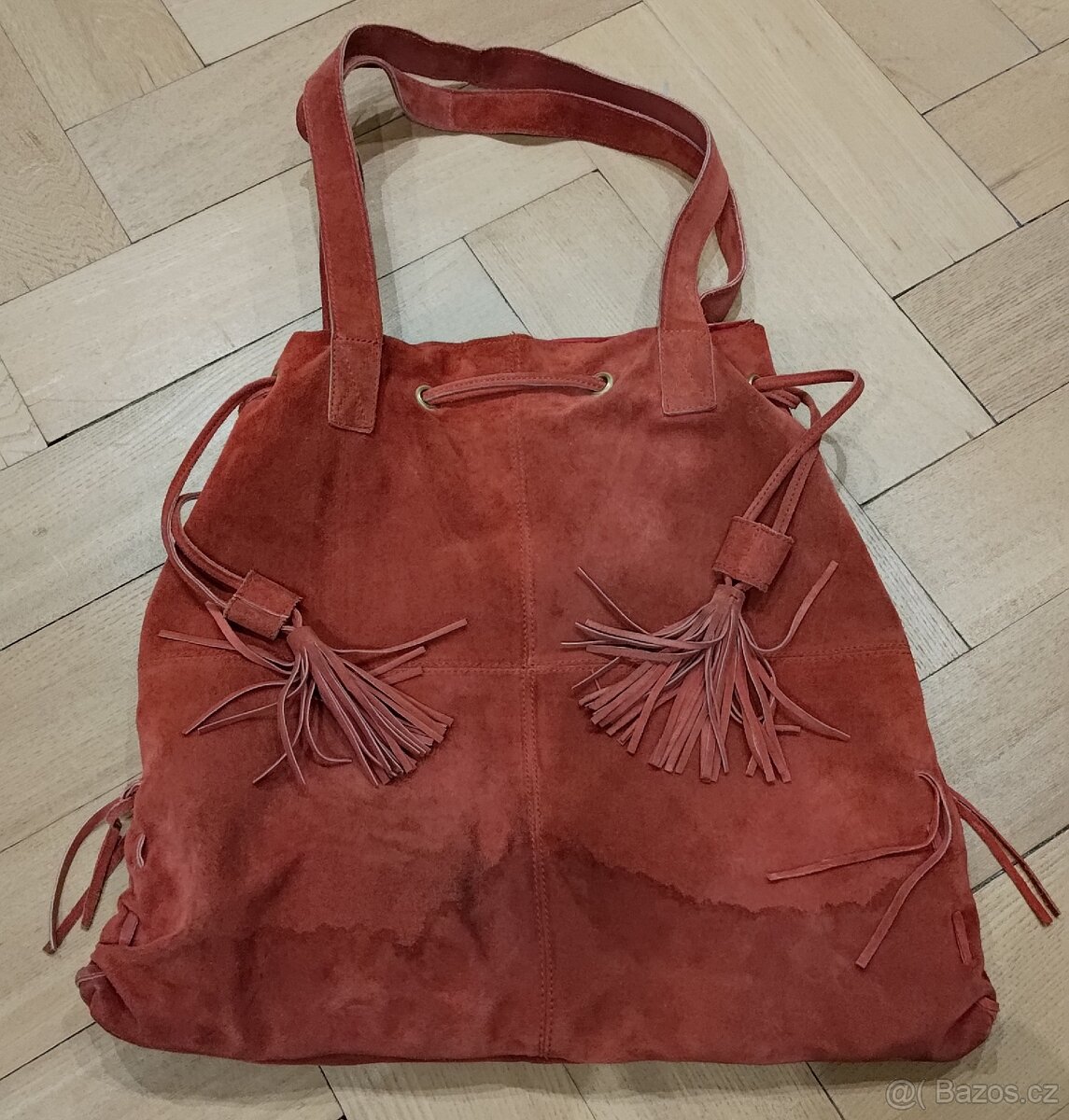 Kožená taška Promod