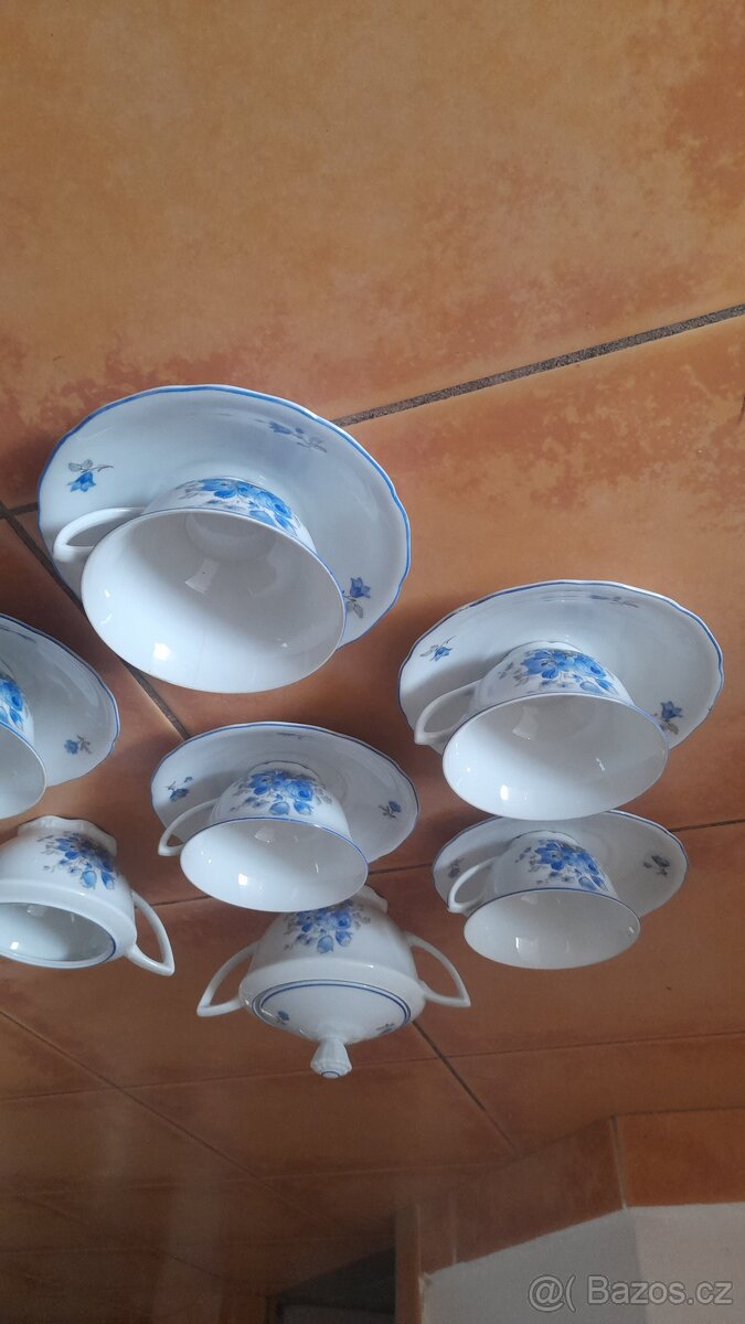 Šálky a podšálkem cukrenka RGK 16 čechoslovakia