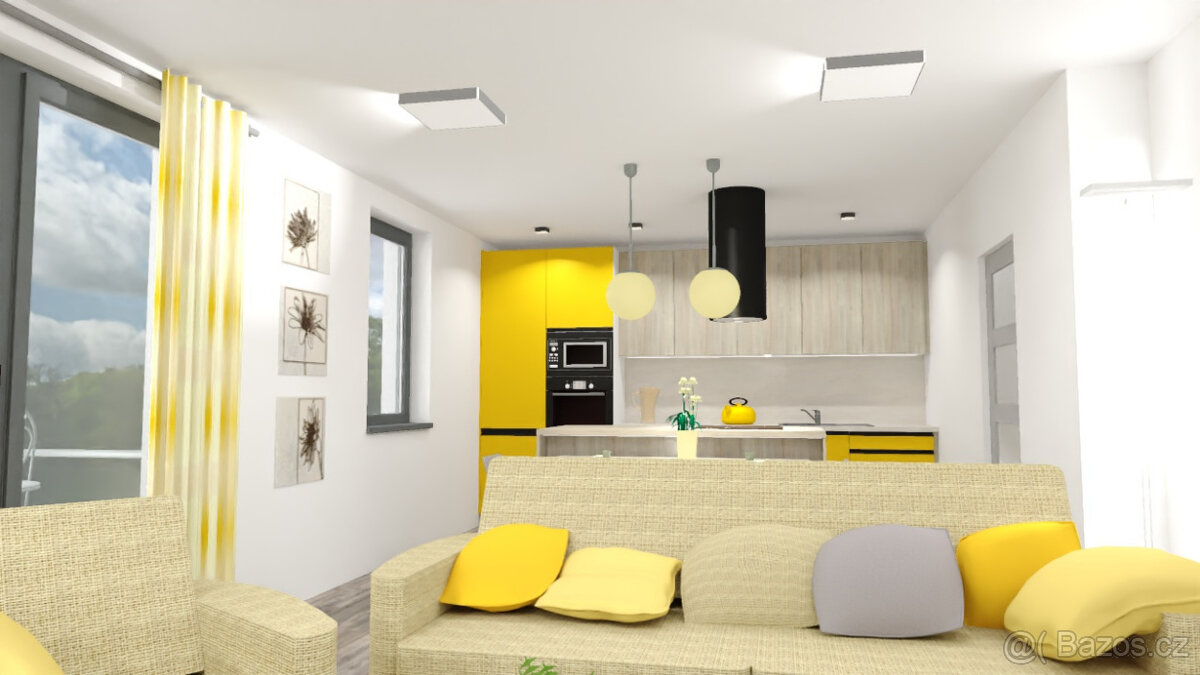 Prodej moderního bytu 2+kk s balkónem v Ketkovicích