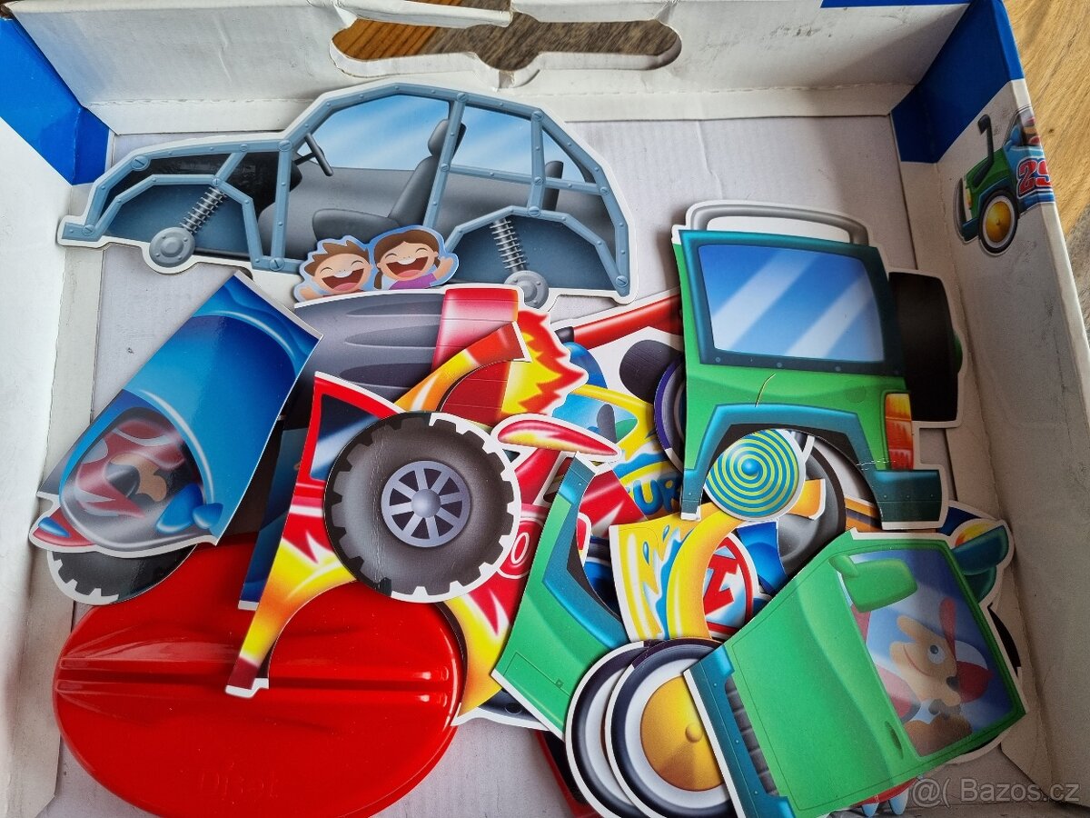 Magnetická skládačka Auta (Diset)