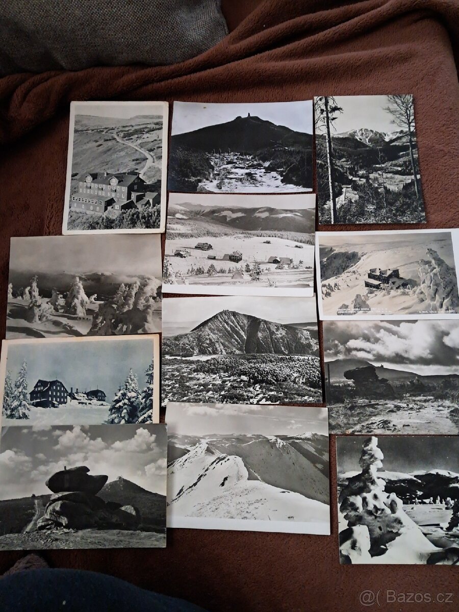 Krkonoše pohlednice staré 20ks