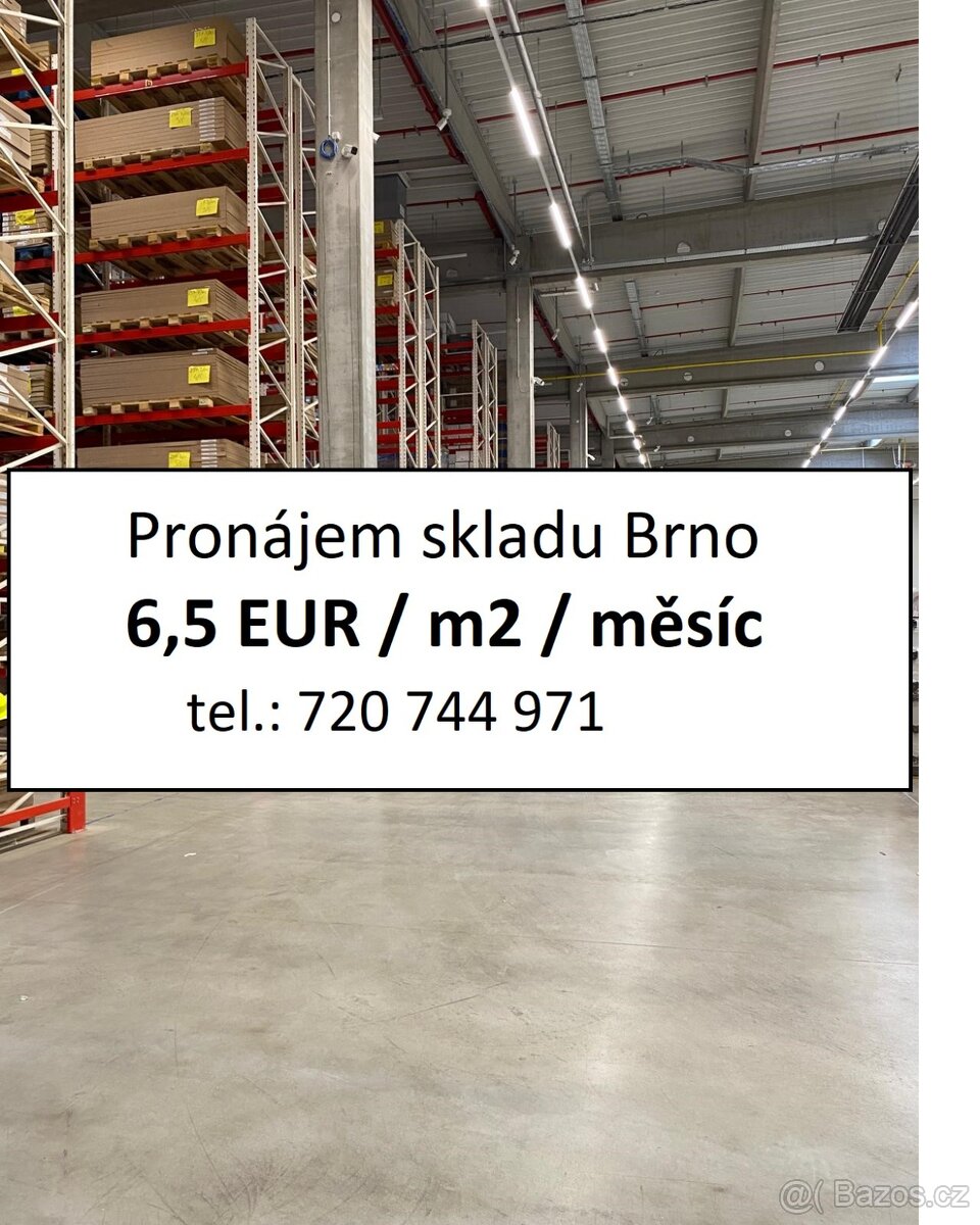 Brno Tuřany letiště - 6,5 €  /m2/ měsíc