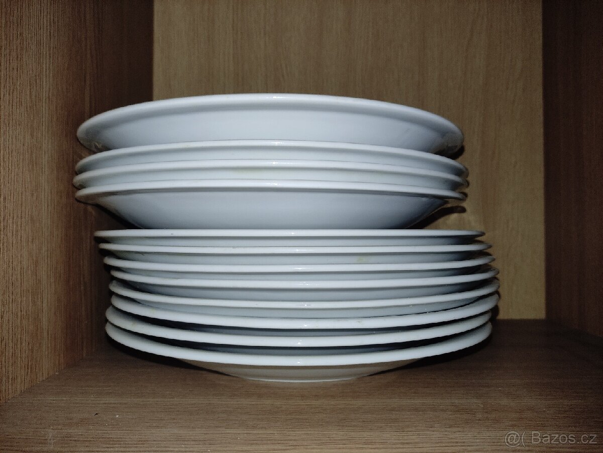 Talíře porcelán pizza velké
