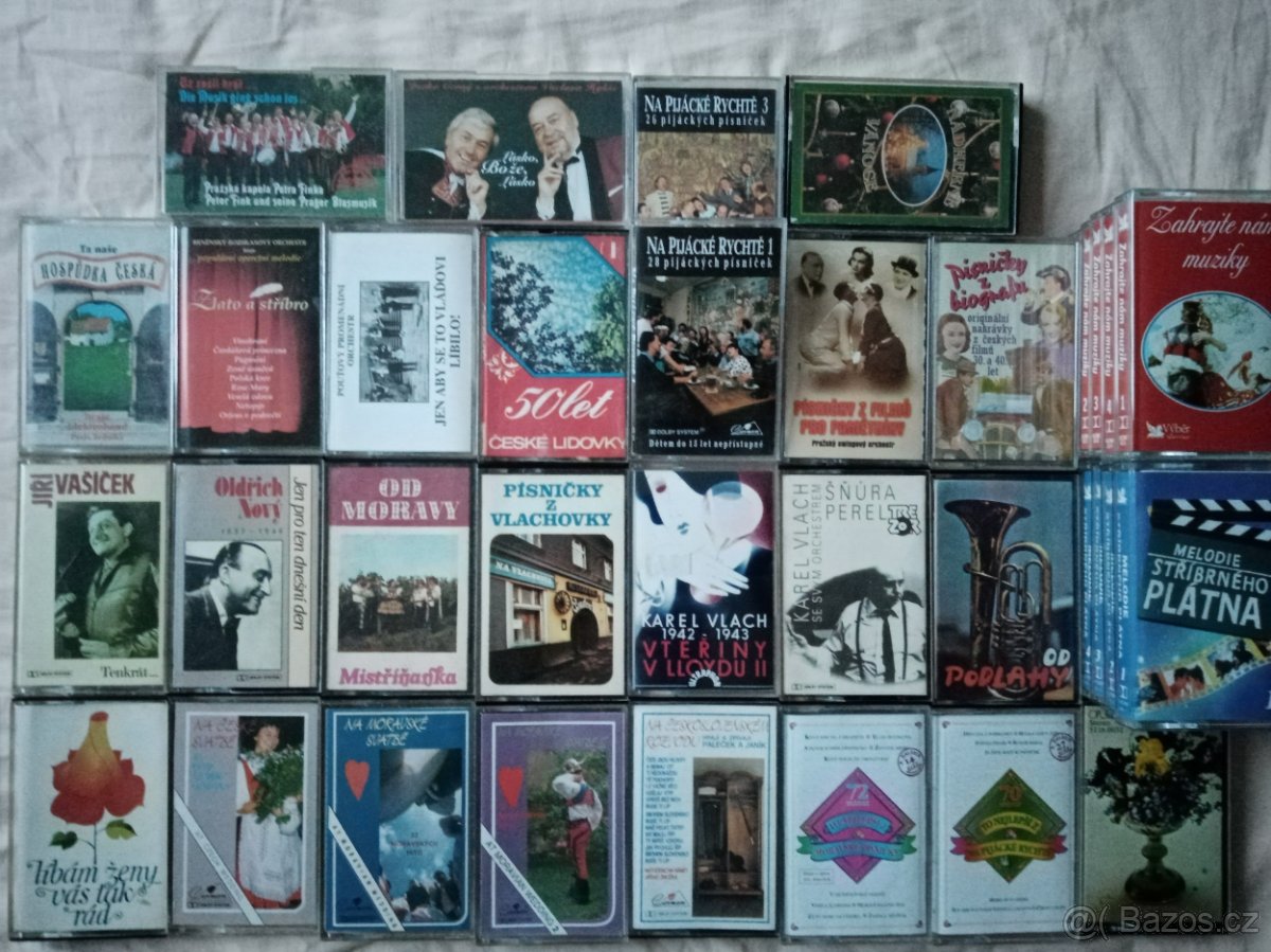Originál CD a MC lidovek a dechovky od 39 Kč