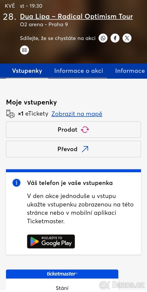 Dua Lipa stani a sezeni 102 Praha O2 28.05.2025