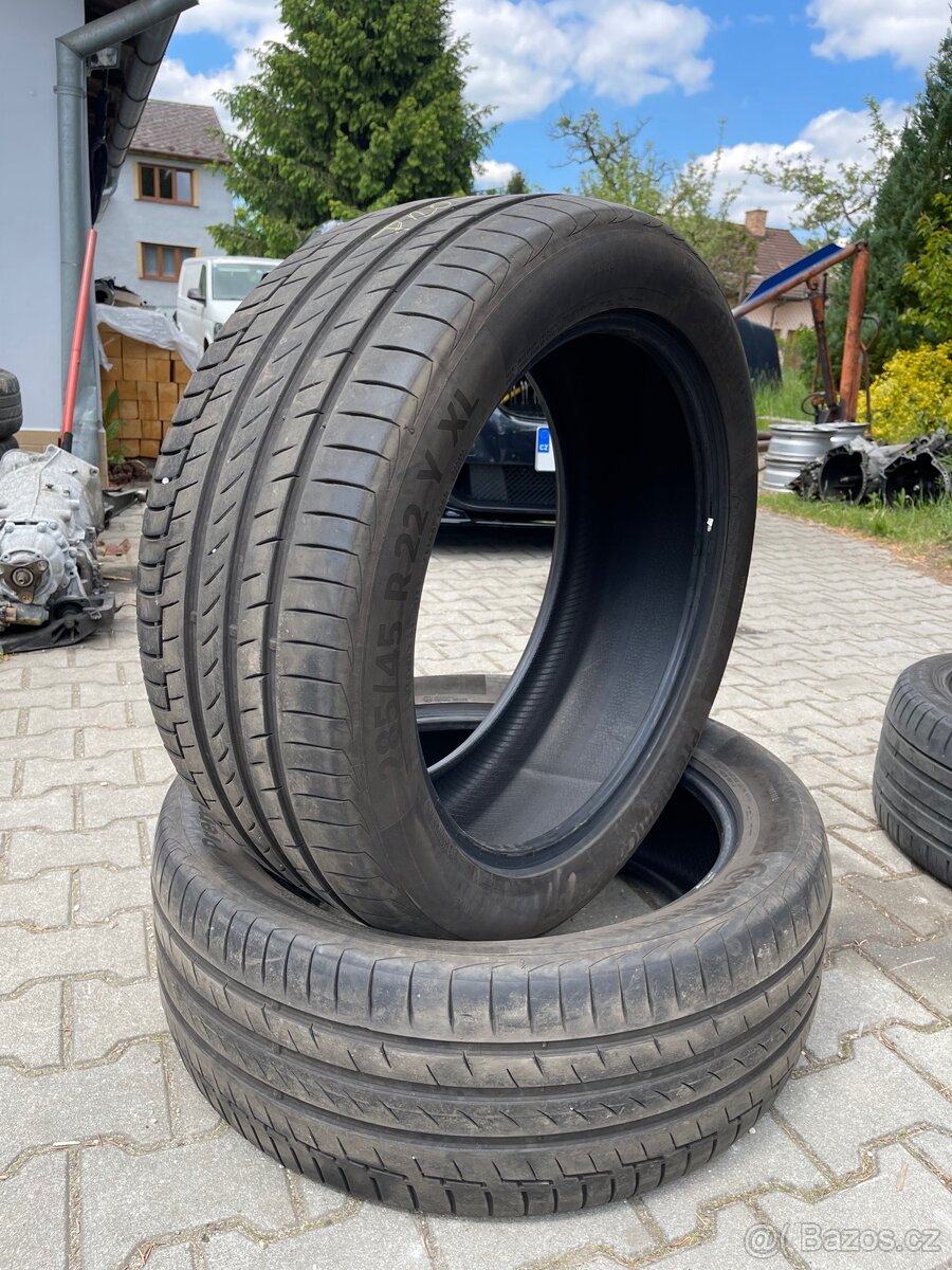 285/45 R22 continetal DOT 2023 pouze 2 KS