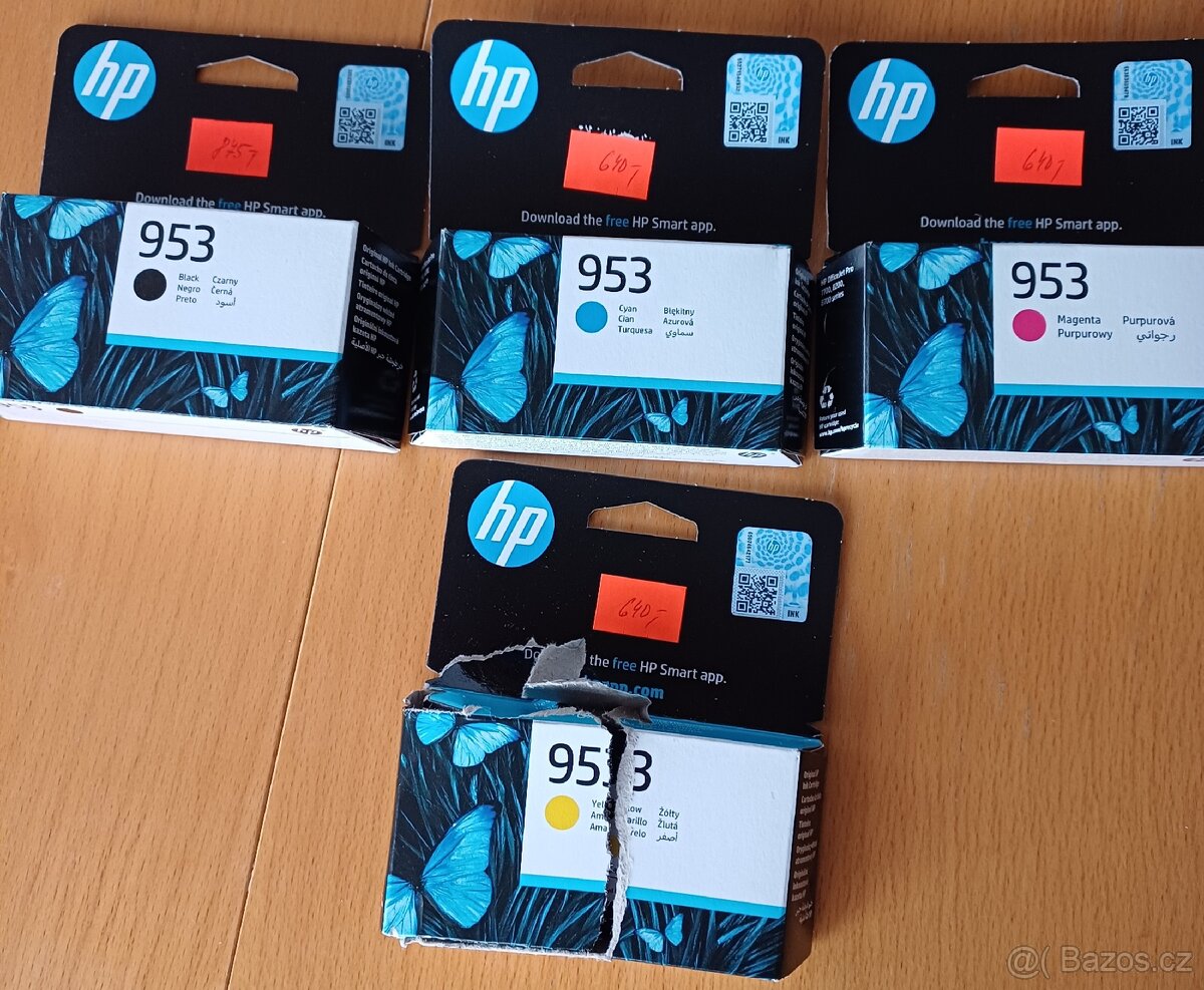 Originální inkoustové kazety HP 953