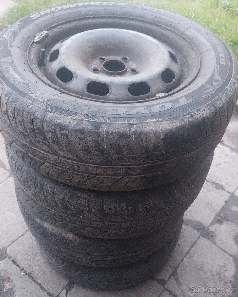 4 Kola Octavia 1 15R 5x100 et38 1000 vše
