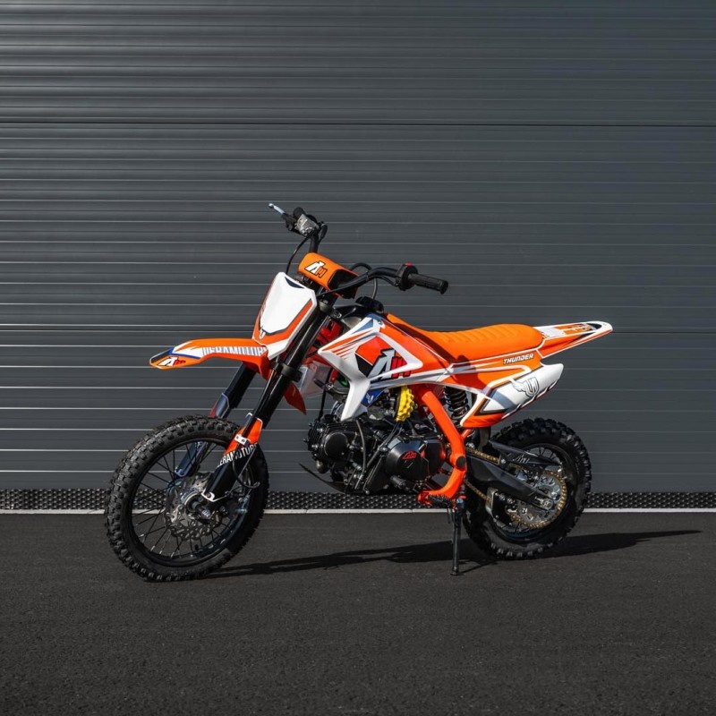 Pitbike Leramotors Thunder 125, poloautomat, 14/12, zeleny