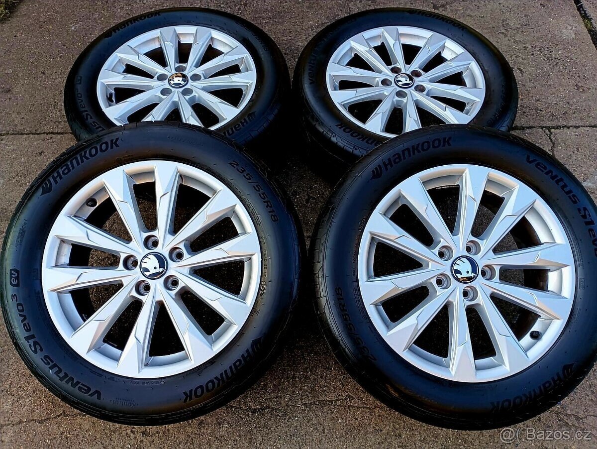 Disky originální Audi Q3, Škoda Kodiaq, VW Tiguan 5x112 R18