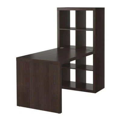 Ikea Expedit (Kallax) Knihovna se stolem
