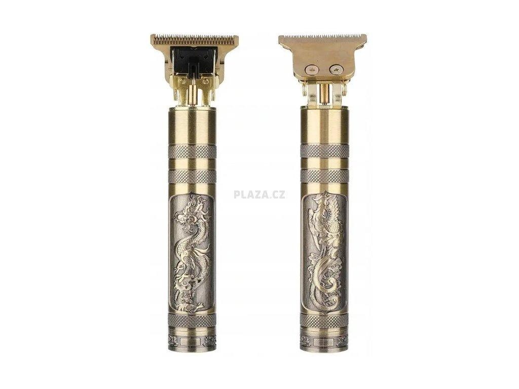 BEZDRÁTOVÝ PROFESIONÁLNÍ ZASTŘIHOVAČ VLASŮ A VOUSŮ GOLD+TRIM