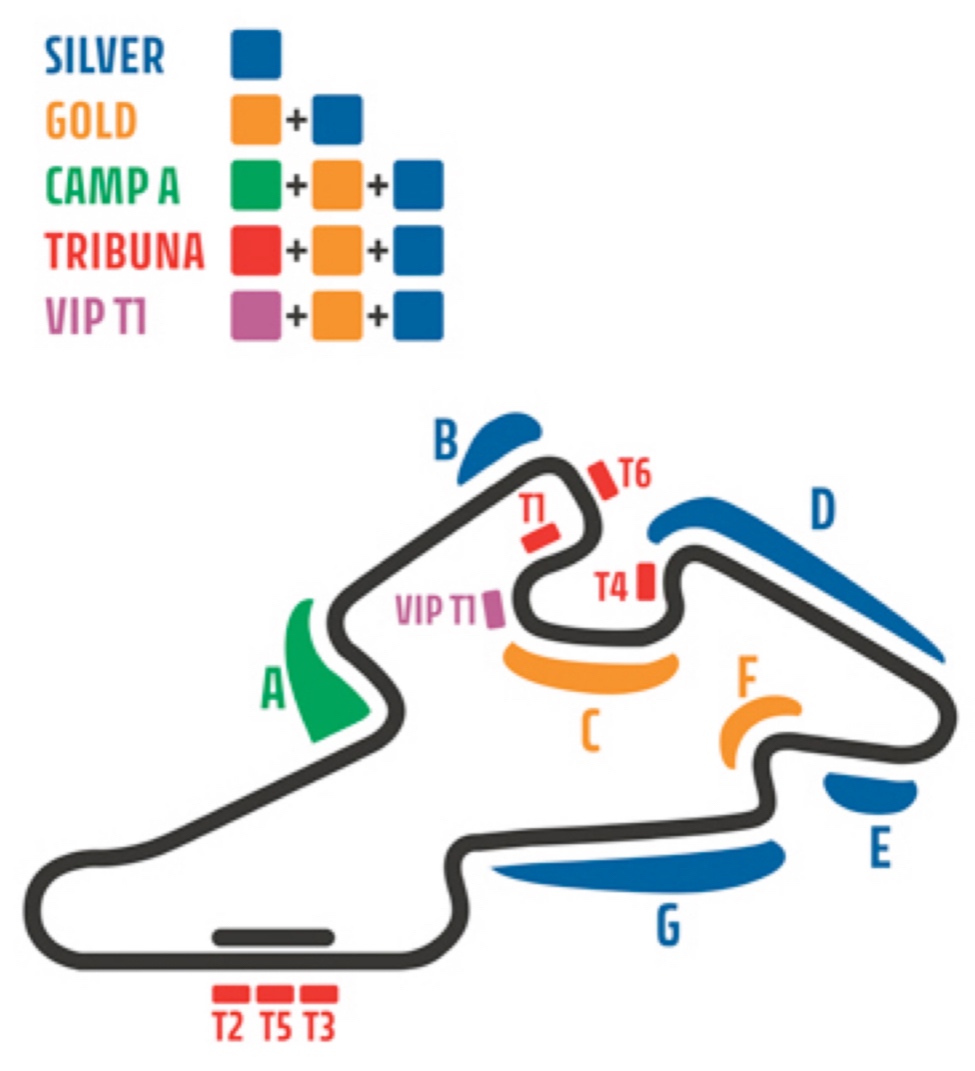 2x Vstupenka - Moto GP Brno - GOLD (přírodní tribuna)