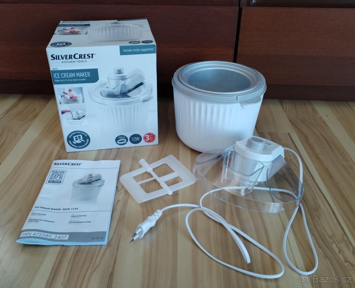 Zmrzlinovač Silvercrest výrobník zmrzliny