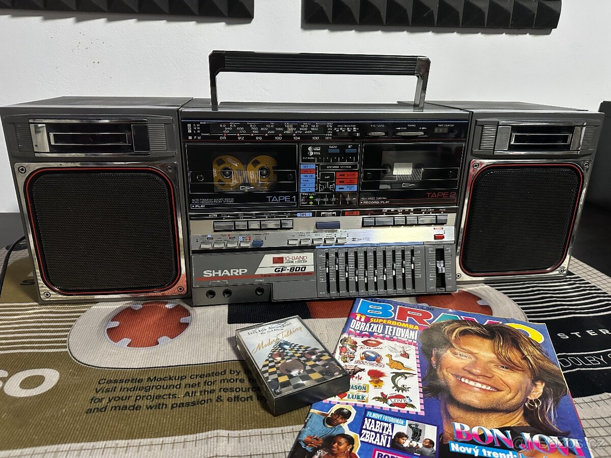 Radiomagnetofon Sharp GF- 800