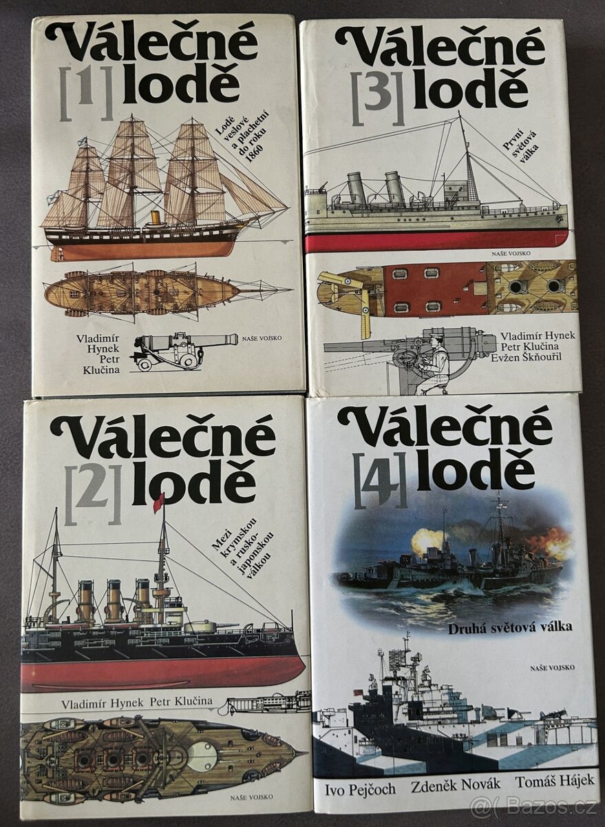 Knihy Válečné lodě - první 4 díly