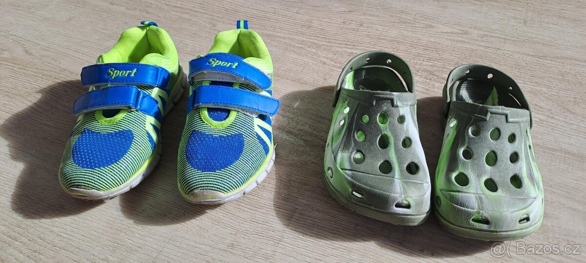 Boty tenisky 31, kroksy 32/33