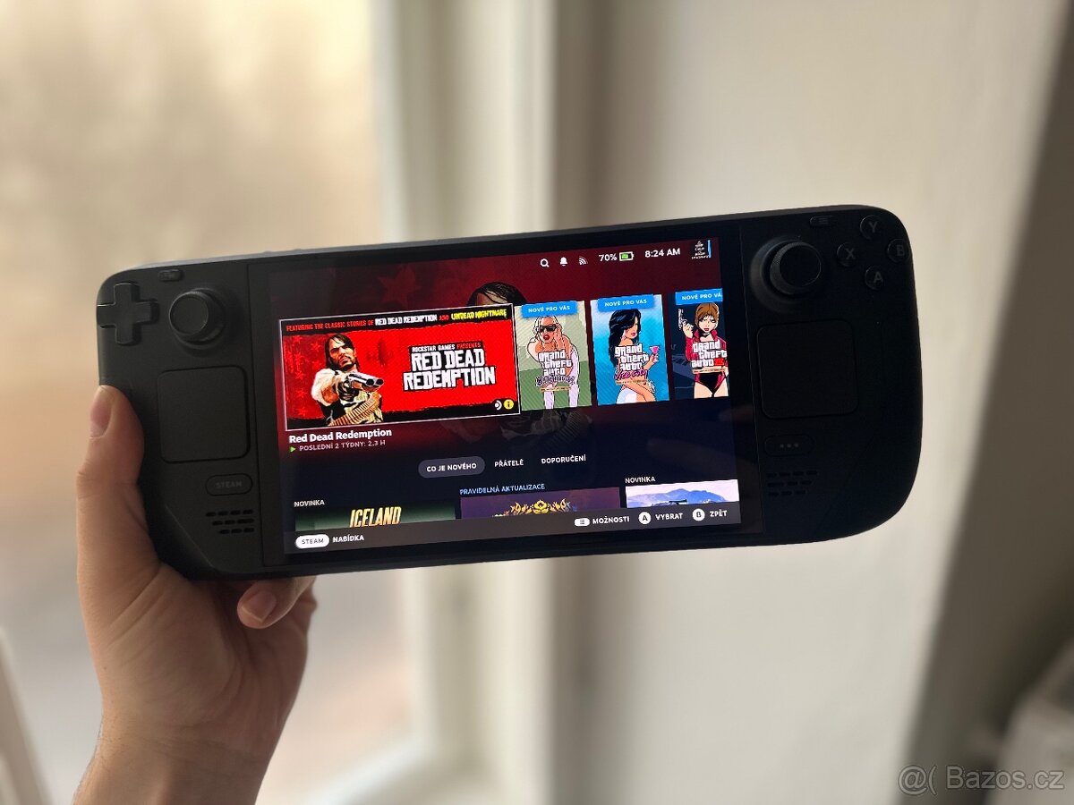 Steam Deck OLED - jako nový, 512 GB