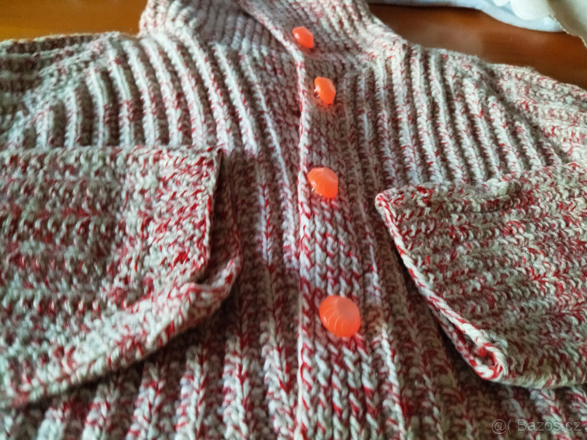dám.+pá ručně pletené svetry, vlna na plet.předložka,čepice