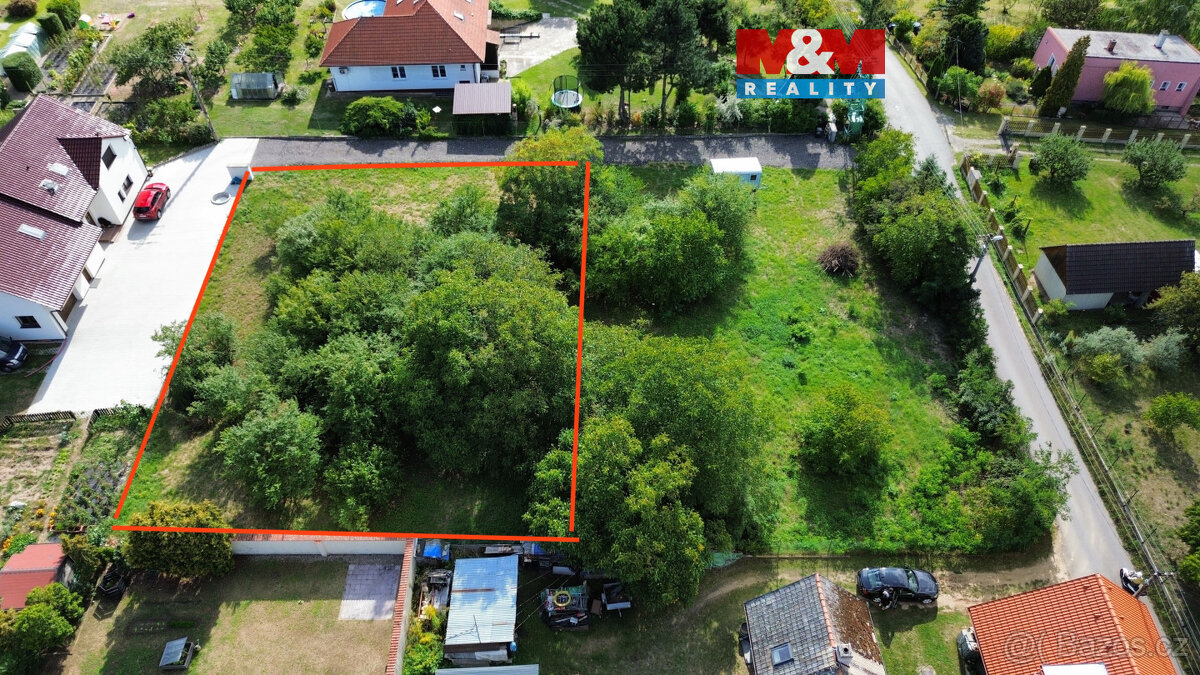 Prodej pozemku k bydlení, 1229 m², Mělník, ul. V Kroupovci