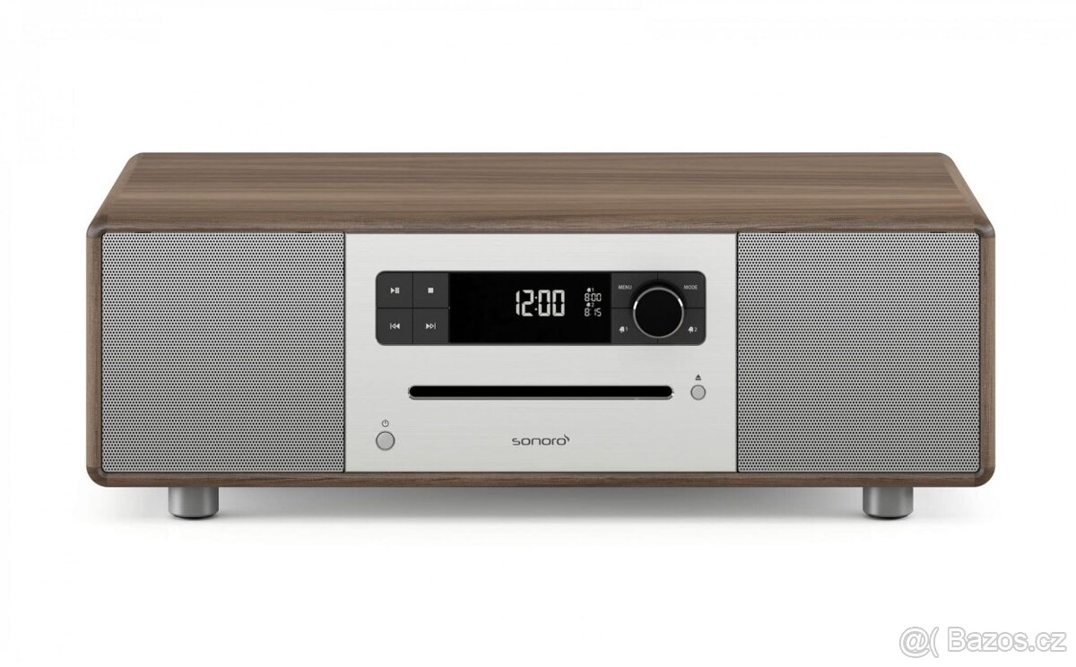 SONORO STEREO DAB+ s Bluetooth a CD, ořech
