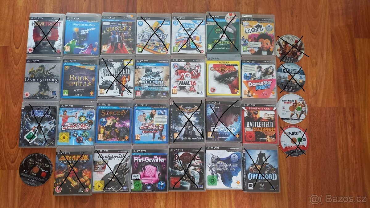 Prodám hry na Playstation 3