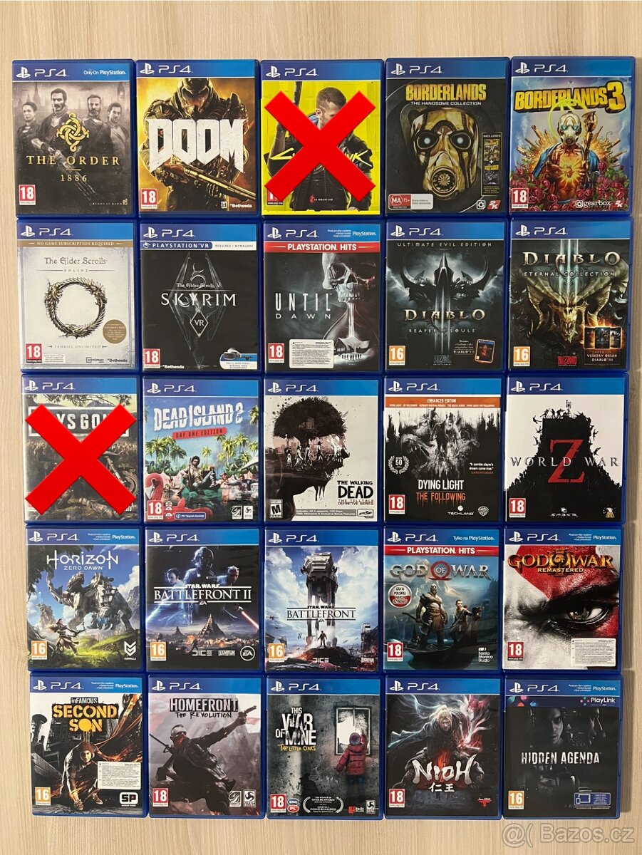 Hry pro pS4 / PlayStation 4 plně funkční