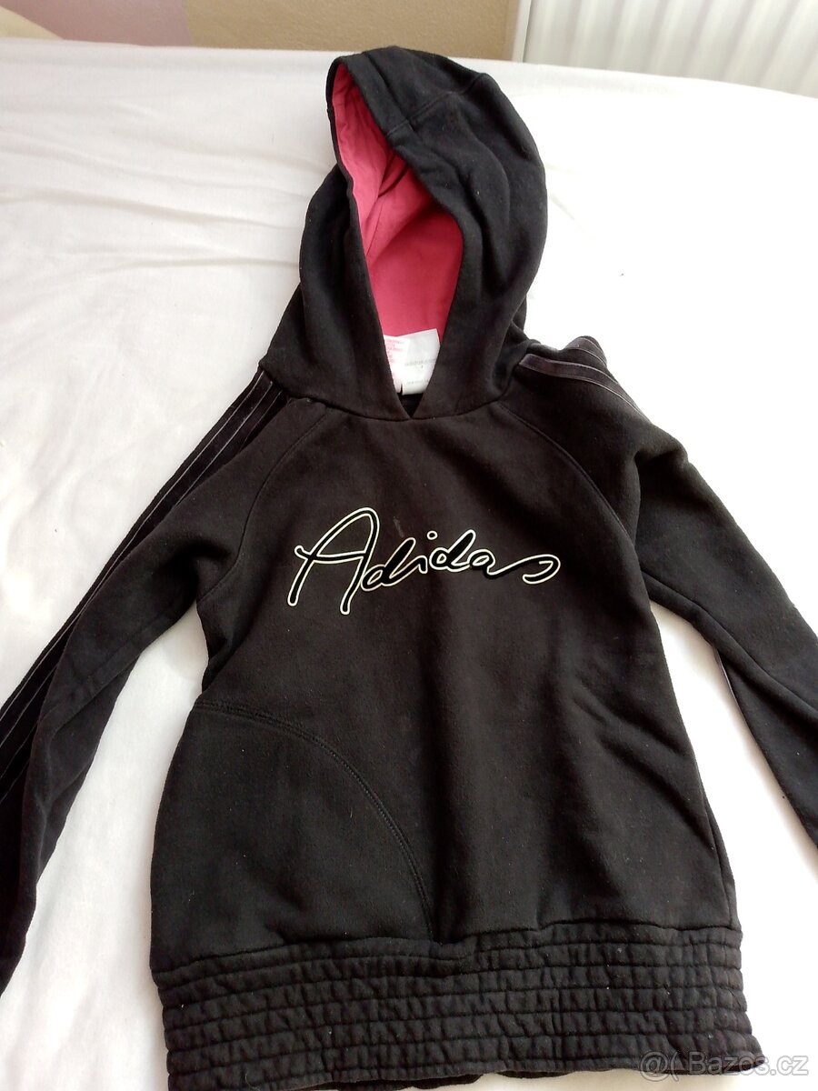 Mikina černá Dětská dívčí Adidas