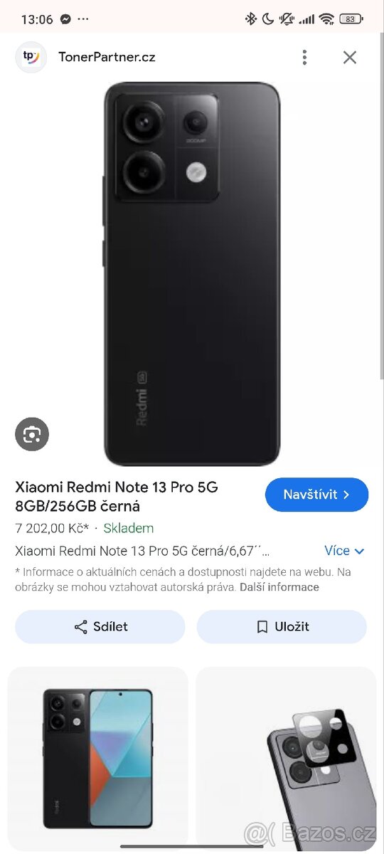 Xiaomi redmi note 13 pro 5g 256gb