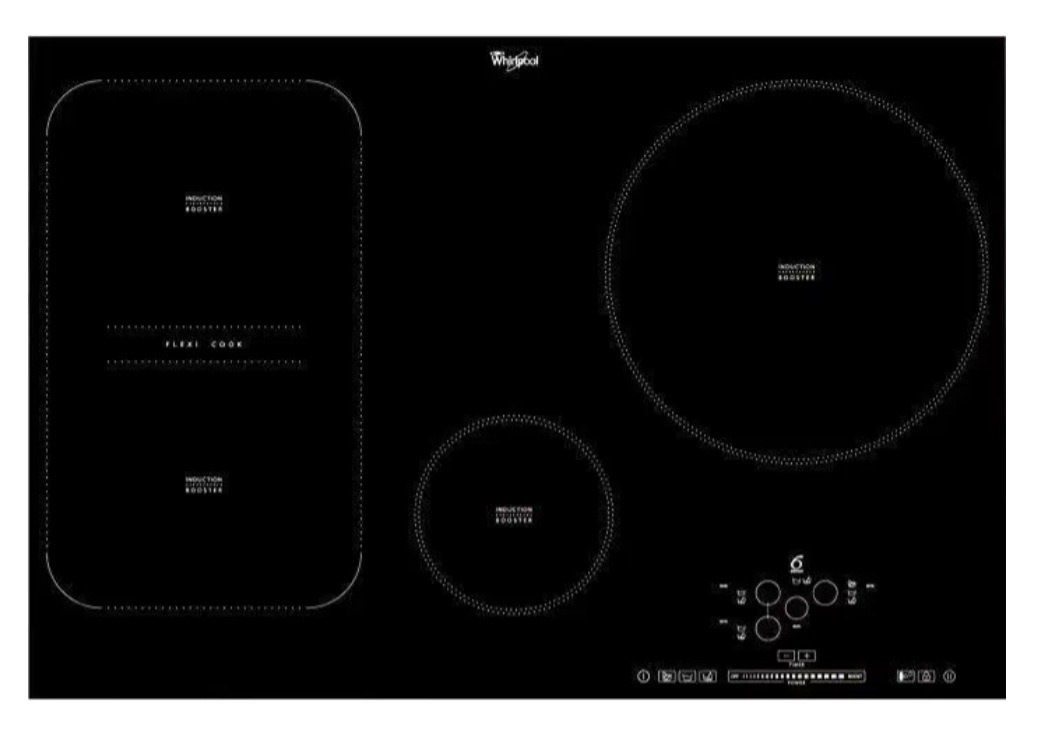 Indukční varná deska Whirlpool šířka 77cm