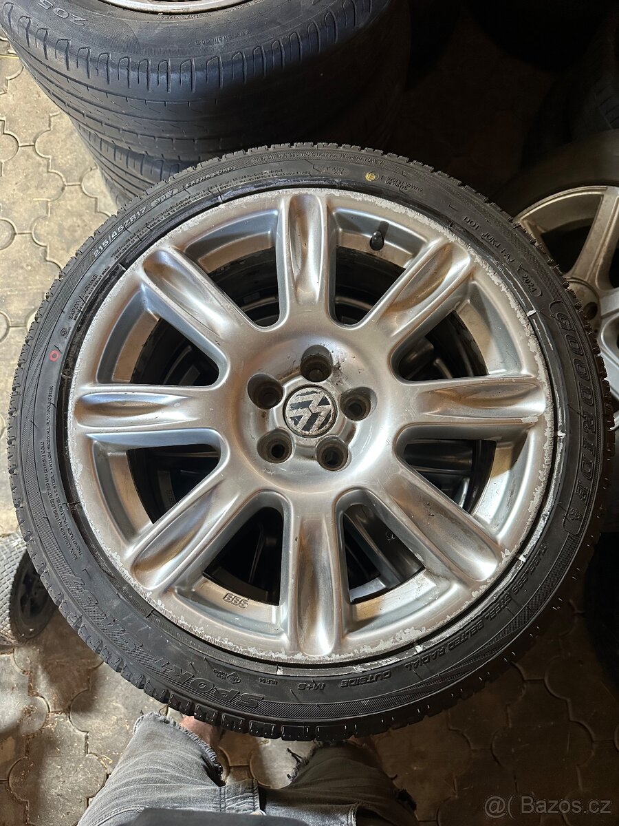Vw bbs alu kola 5x100 215/45r17