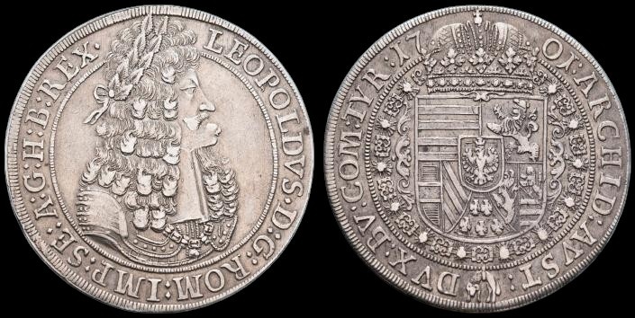 Leopold I. Tolar 1701 - Hall