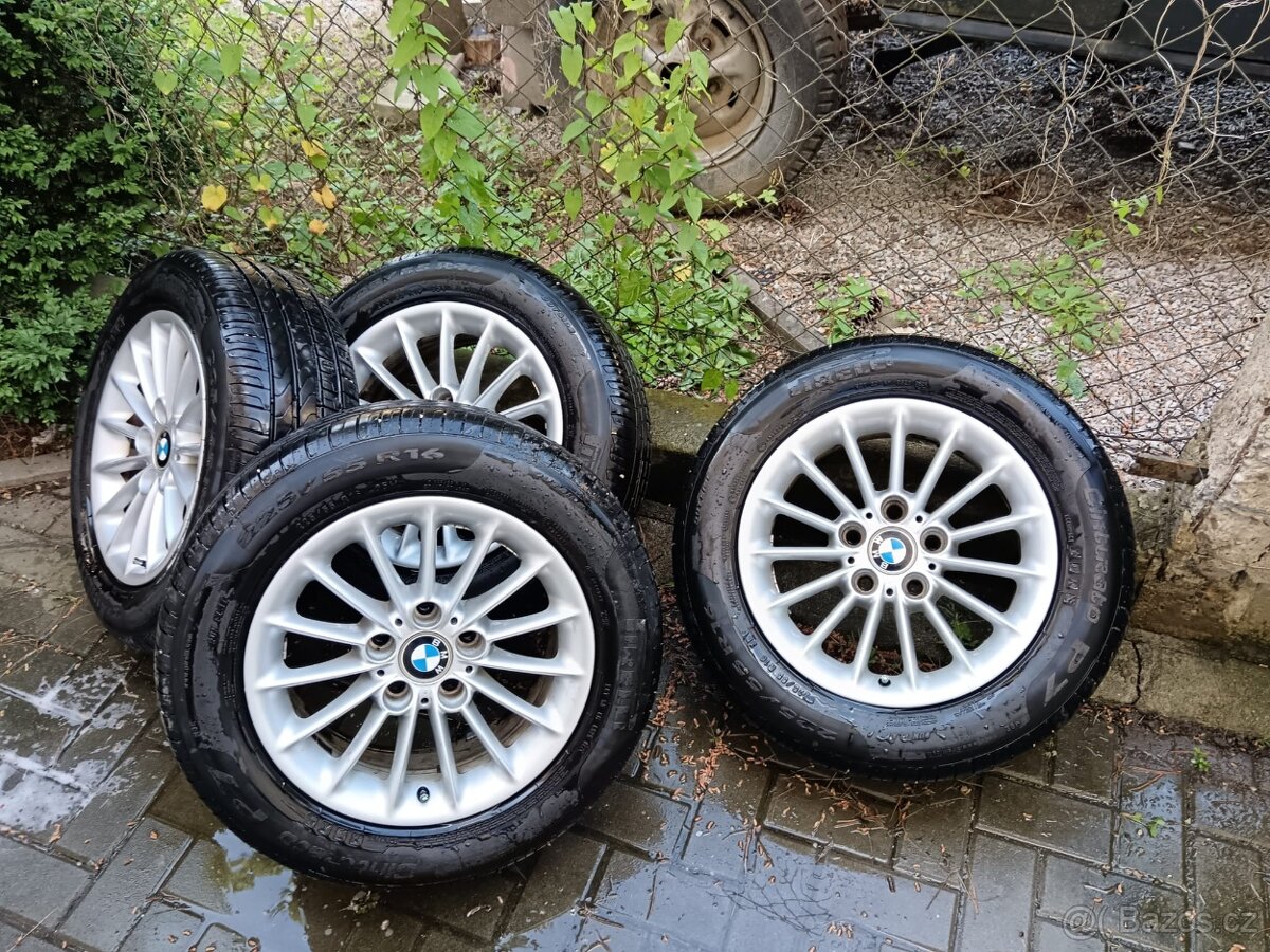 orig.BMW alu kola 16" na letní pneu 225/55 R16
